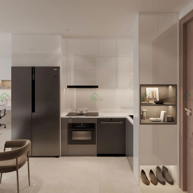 TỦ BẾP CHỮ L GIÁ RẺ TB76​​​​​​​