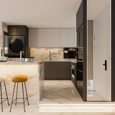 TỦ BẾP CHỮ L HIỆN ĐẠI TB60​​​​​​​