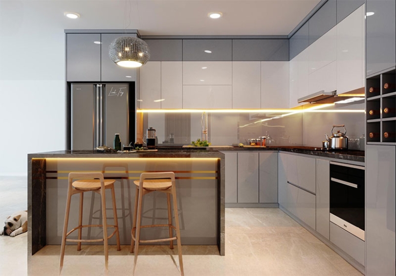 99+ Mẫu tủ bếp đẹp hiện đại, đa năng, giá rẻ tại xưởng