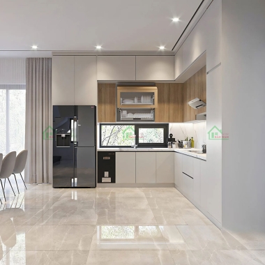 TỦ BẾP GỖ AN CƯỜNG ĐẸP HIỆN ĐẠI TB75 ​​​​​​​​​​​