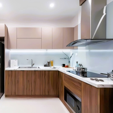 TỦ BẾP GỖ CÔNG NGHIỆP AN CƯỜNG TB22​​​​​​​