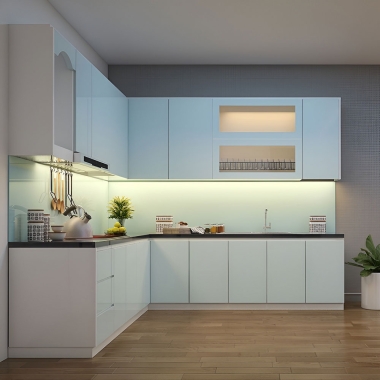 TỦ BẾP GỖ CÔNG NGHIỆP AN CƯỜNG TB33​​​​​​​