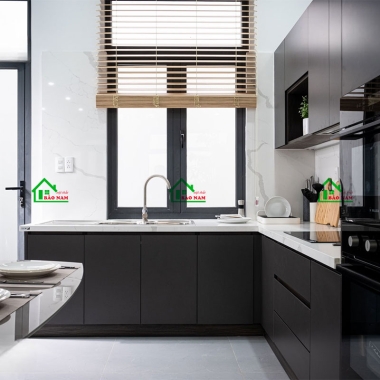 TỦ BẾP GỖ CÔNG NGHIỆP AN CƯỜNG TB39​​​​​​​