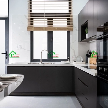 TỦ BẾP GỖ CÔNG NGHIỆP AN CƯỜNG TB39​​​​​​​
