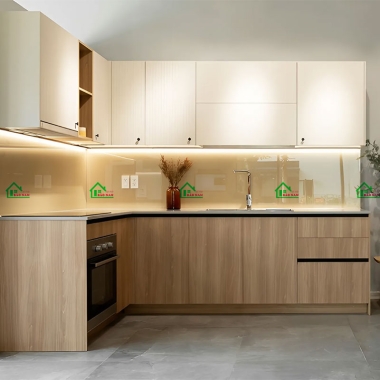 TỦ BẾP GỖ CÔNG NGHIỆP AN CƯỜNG TB40​​​​​​​