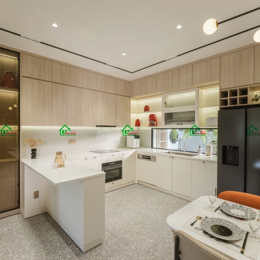 TỦ BẾP GỖ CÔNG NGHIỆP AN CƯỜNG TB43​​​​​​​