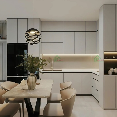 TỦ BẾP GỖ CÔNG NGHIỆP AN CƯỜNG TB67​​​​​​​