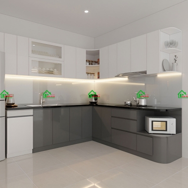 TỦ BẾP GỖ CÔNG NGHIỆP AN CƯỜNG TB30​​​​​​​