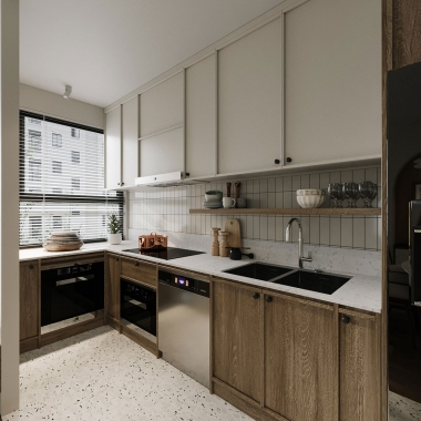 TỦ BẾP SHARKER ĐẸP HIỆN ĐẠI BSK2​​​​​​​