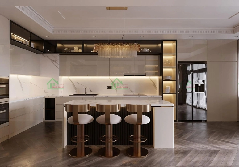                              Giá Tủ Bếp Gỗ Công Nghiệp MDF: Thi Công Tủ Bếp MDF Giá Tốt Tại Thủ Đức