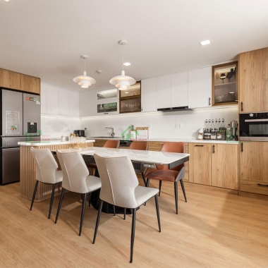 TỦ BẾP GỖ CÔNG NGHIỆP MDF MIRCO SHAKER BSK10​​​​​​​