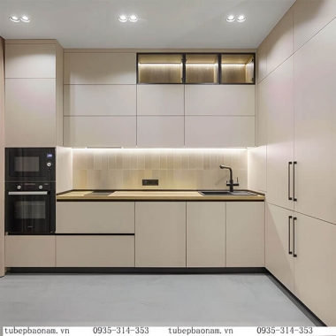 TỦ BẾP GỖ CÔNG NGHIỆP TB05​​​​​​​