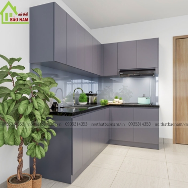 TỦ BẾP GỖ ĐẸP HIỆN ĐẠI TB20​​​​​​​