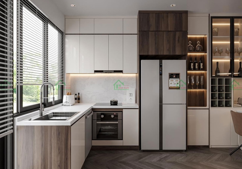 Tủ bếp gỗ MDF có bền không? Những điều cần biết