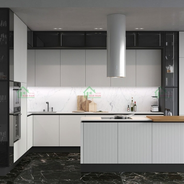 TỦ BẾP GỖ MDF AN CƯỜNG HIỆN ĐẠI ĐẸP TB70​​​​​​​