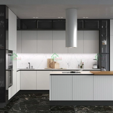 TỦ BẾP GỖ MDF AN CƯỜNG HIỆN ĐẠI ĐẸP TB70​​​​​​​
