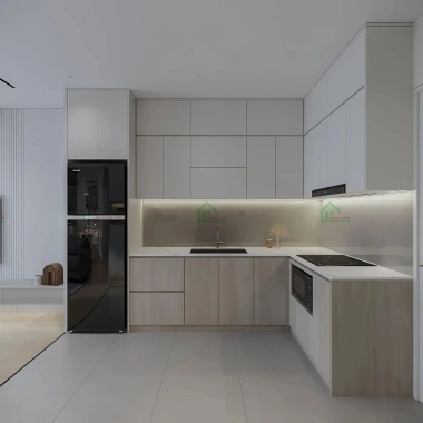 TỦ BẾP MDF PHỦ MELAMINE AN CƯỜNG TB78​​​​​​​