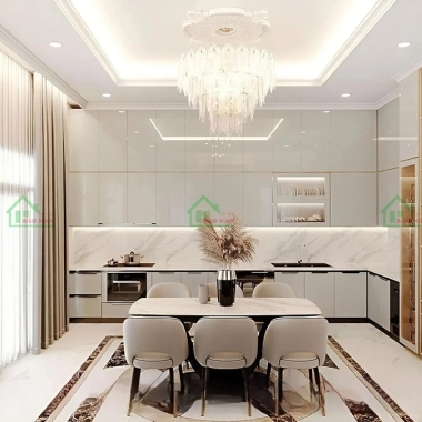 TỦ BẾP NHỰA PHỦ ACRYLIC AN CƯỜNG TBN15​​​​​​​