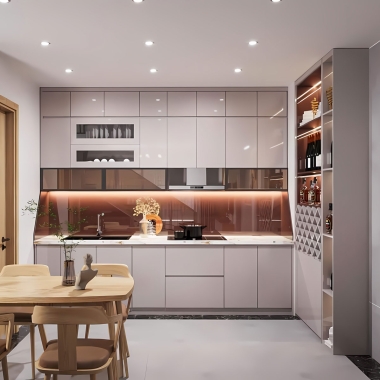 TỦ BẾP NHỰA PICOMAT CAO CẤP TBN10​​​​​​​