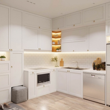 TỦ BẾP SHARKER ĐẸP HIỆN ĐẠI BSK3​​​​​​​