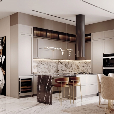 TỦ BẾP SHARKER ĐẸP HIỆN ĐẠI BSK4​​​​​​​