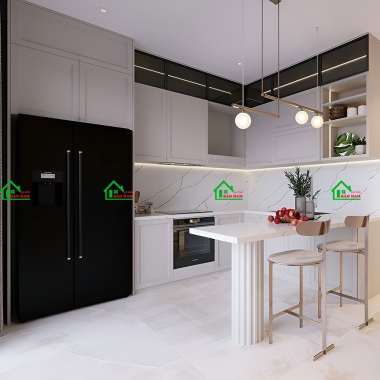 TỦ BẾP SHARKER ĐẸP HIỆN ĐẠI BSK5​​​​​​​