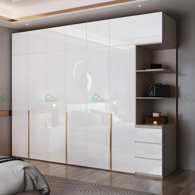 TỦ QUẦN ÁO CÁNH ACRYLIC AN CƯỜNG ĐẸP HIỆN ĐẠI TAR22​​​​​​​