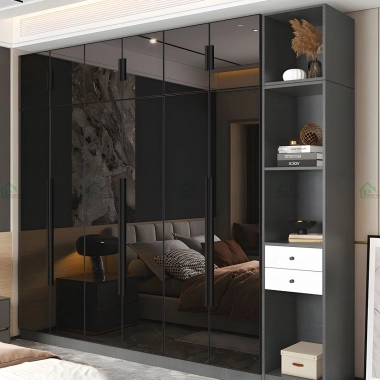 TỦ QUẦN ÁO CÁNH KÍNH ĐẸP TK45​​​​​​​