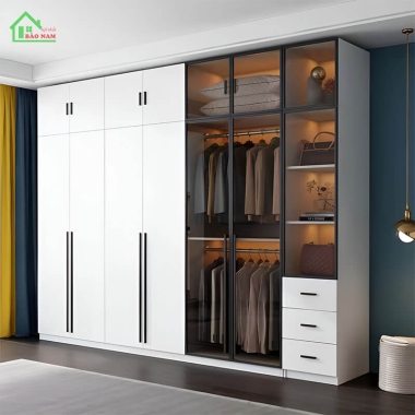 TỦ QUẦN ÁO CÁNH KÍNH HIỆN ĐẠI TK12