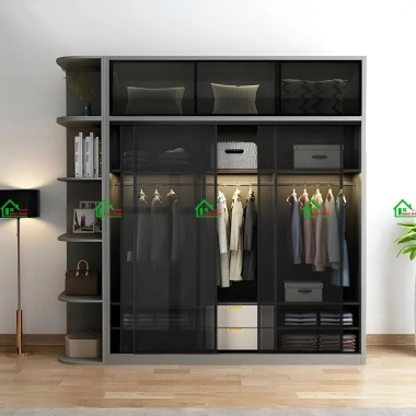 TỦ QUẦN ÁO CÁNH KÍNH HIỆN ĐẠI TK27​​​​​​​