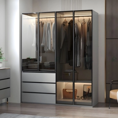 TỦ QUẦN ÁO CÁNH KÍNH HIỆN ĐẠI TK39​​​​​​​