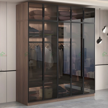 TỦ QUẦN ÁO CÁNH KÍNH HIỆN ĐẠI TK43