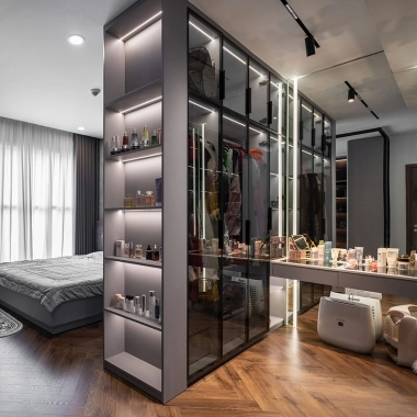 TỦ QUẦN ÁO CÁNH NHÔM KÍNH TK24​​​​​​​
