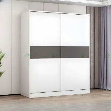 TỦ QUẦN ÁO CỬA LÙA 2 CÁNH GIÁ RẺ TAL29​​​​​​​