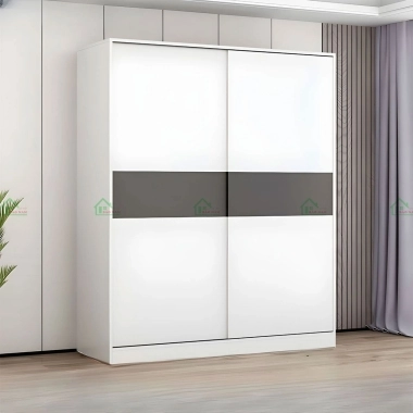 TỦ QUẦN ÁO CỬA LÙA 2 CÁNH GIÁ RẺ TAL29​​​​​​​