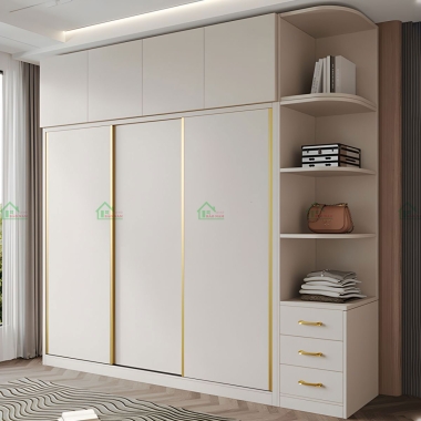 TỦ QUẦN ÁO CỬA LÙA ĐẸP HIỆN ĐẠI TAL10​​​​​​​