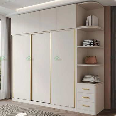 TỦ QUẦN ÁO CỬA LÙA ĐẸP HIỆN ĐẠI TAL10​​​​​​​