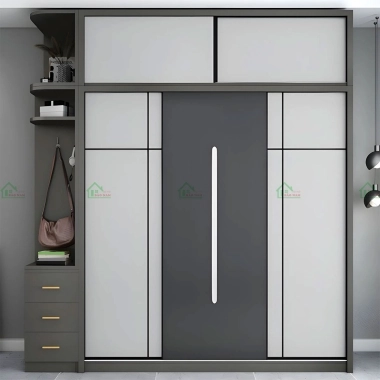 TỦ QUẦN ÁO CỬA LÙA GIÁ RẺ TAL26​​​​​​​
