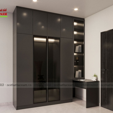 TỦ QUẦN ÁO GỖ CÔNG NGHIỆP GIÁ RẺ TA46​​​​​​​