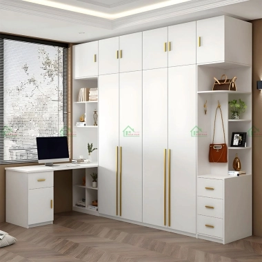 TỦ QUẦN ÁO GỖ CÔNG NGHIỆP MDF AN CƯỜNG TA43​​​​​​​