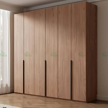 TỦ QUẦN ÁO GỖ TỰ NHIÊN SỒI HIỆN ĐẠI TATN17​​​​​​​