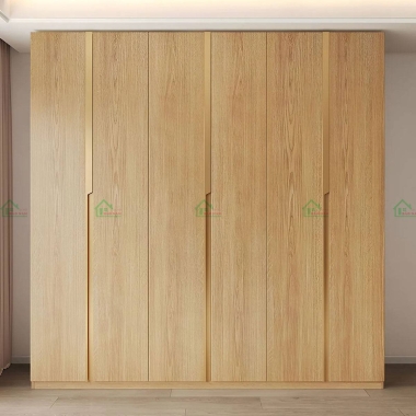TỦ QUẦN ÁO GỖ TỰ NHIÊN SỒI ĐẸP TATN28​​​​​​​