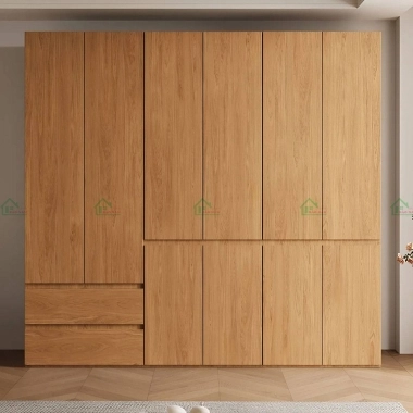 TỦ QUẦN ÁO GỖ SỒI TỰ NHIÊN ĐẸP GIÁ RẺ TATN22​​​​​​​