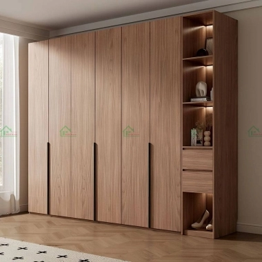 TỦ QUẦN ÁO GỖ TỰ NHIÊN GIÁ RẺ TATN19​​​​​​​