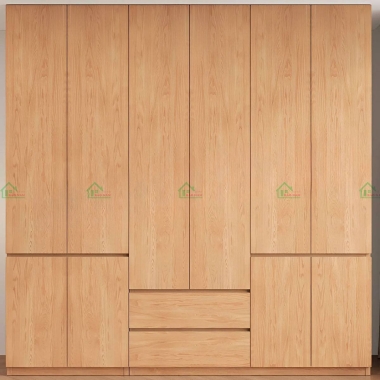 TỦ QUẦN ÁO GỖ TỰ NHIÊN ĐẸP HIỆN ĐẠI TATN36​​​​​​​