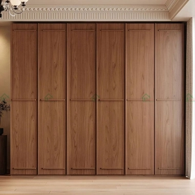 TỦ QUẦN ÁO GỖ TỰ NHIÊN CAO CẤP TATN03​​​​​​​