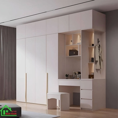 TỦ QUẦN ÁO MÀU KEM ĐA NĂNG TA09​​​​​​​