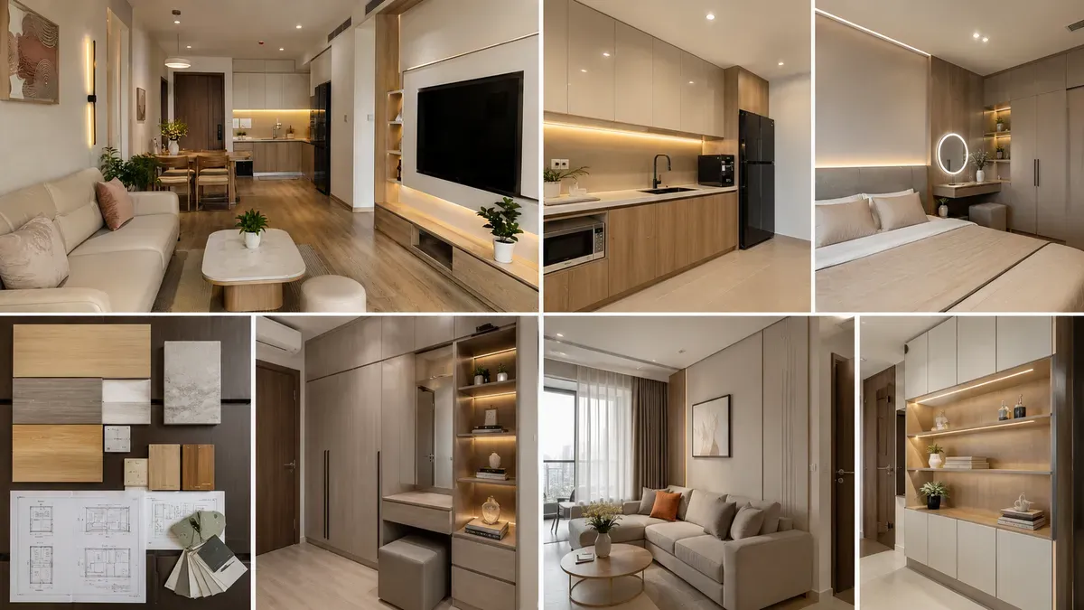 Các công trình nội thất thực tế là nguồn tham khảo giúp khách hàng đánh giá chất lượng thi công và lựa chọn giải pháp phù hợp.