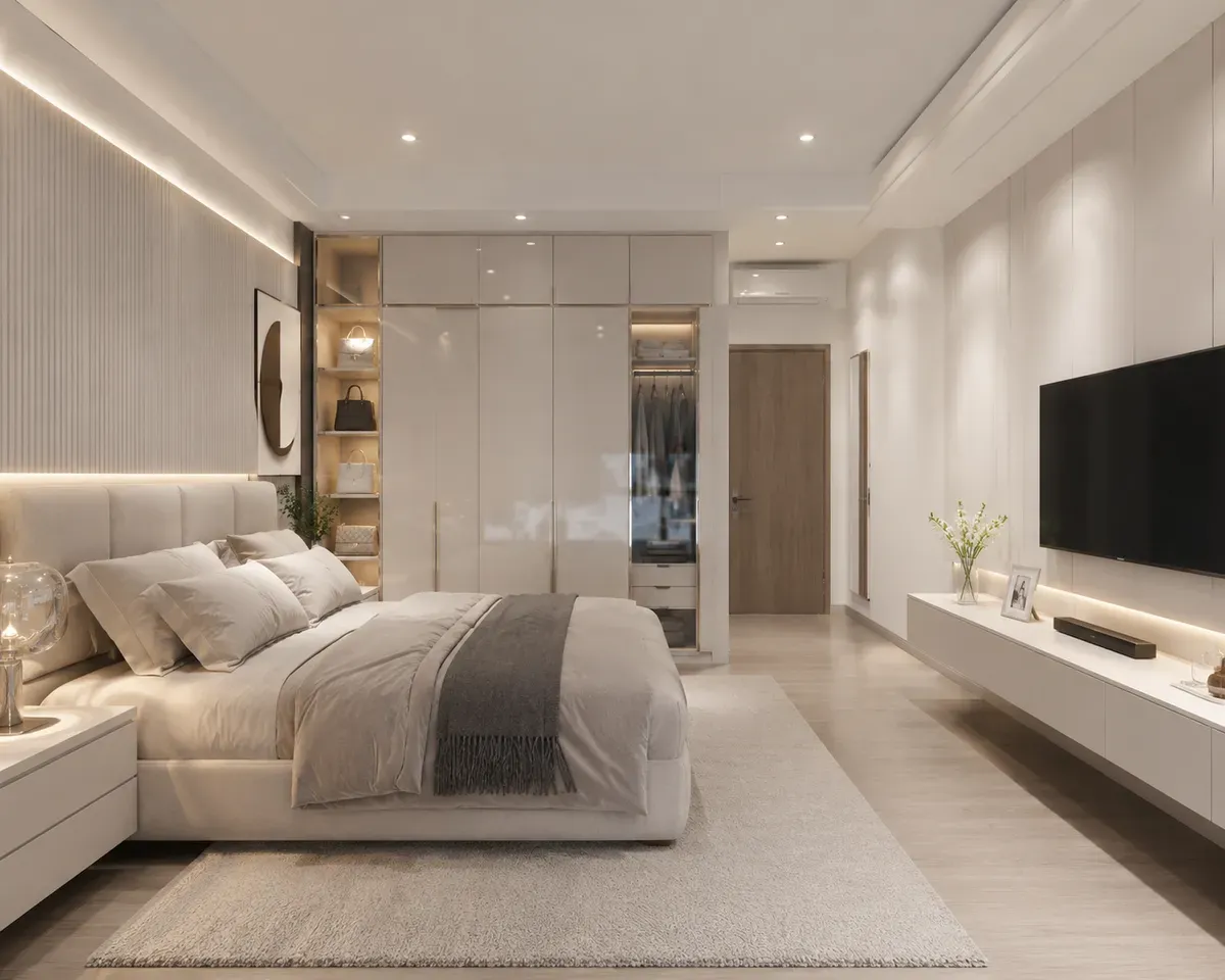Thiết kế Acrylic phù hợp với nhiều phong cách phòng ngủ hiện đại
