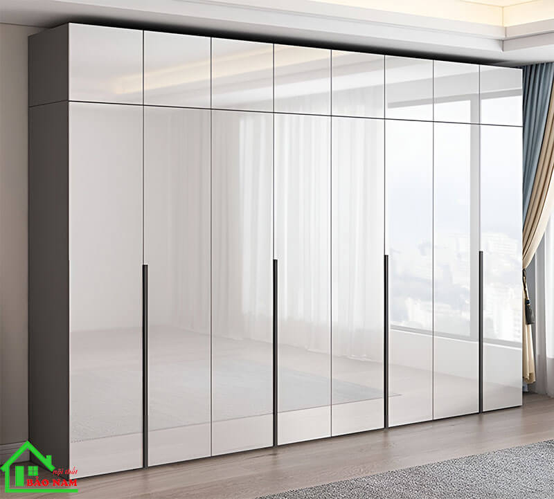 Tủ áo acrylic bóng gương cao cấp